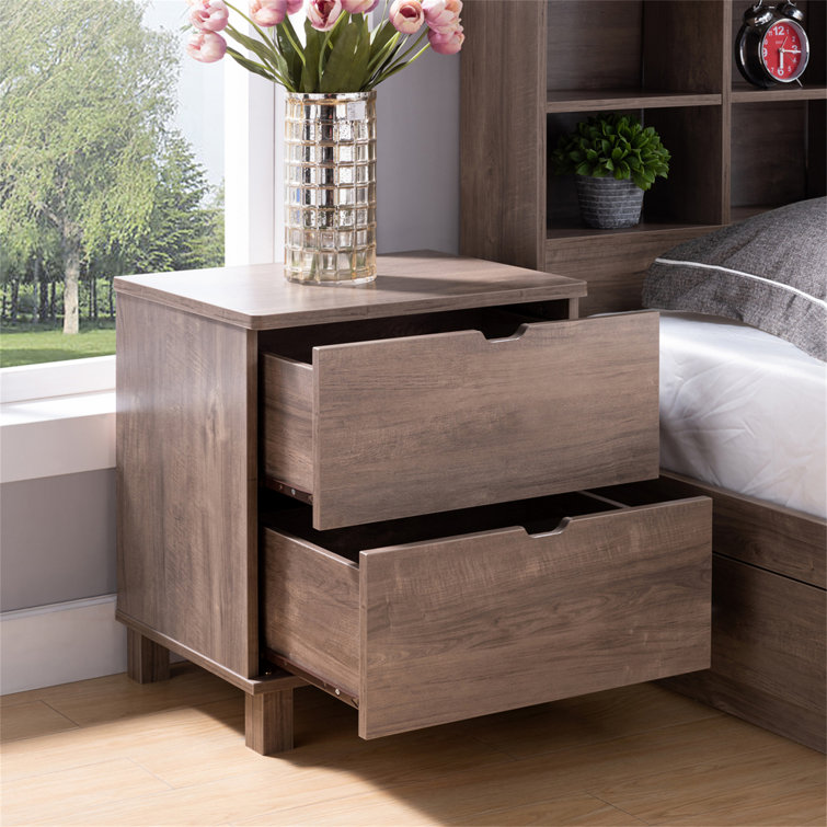 Ebern Designs Venise Particle Board Nightstand Wayfair Canada